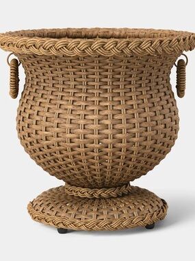 14”x 16”Resin Wicker Outdoor Planter - Threshold™ designed with Studio McGee
